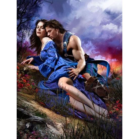 

5D своїми руками алмазний живопис пара чоловік вишивка хрестом дівчина алмазна вишивка пейзаж мозаїка 45*60 cm