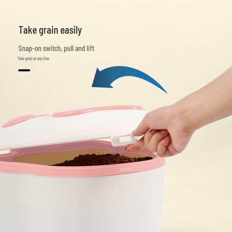 Ulepszony Pojemnik XL na Karmę dla Zwierząt w Kształcie Łapy na 8-10 kg