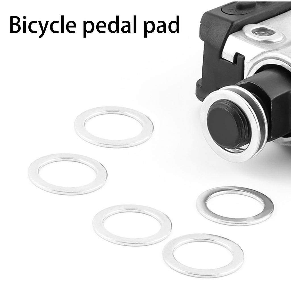 10 buc/pachet Biciclete din oțel inoxidabil Garnitură pedală Biciclete Șaibă pedală Set de înlocuire pentru biciclete de munte rutiere
