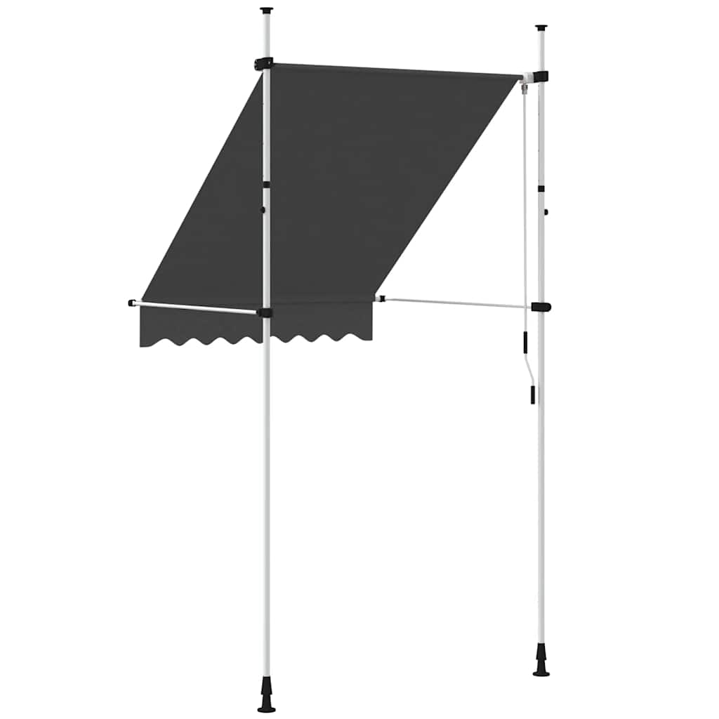 Manual Retractable Awning 150 Cm Anthracite
