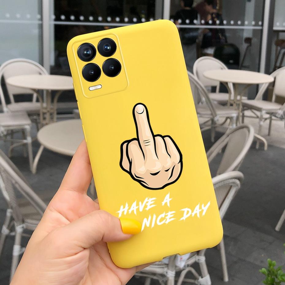 For Realme 8 Case Lavender Sunflower Silicone Back Cover For Realme 8 Pro 8i Realme8 4G RMX3085 Soft TPU Phone Case Luxury Coque