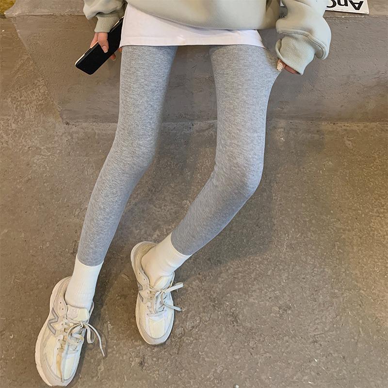 Lamb Wool Leggings Women Wear Autumn and Winter Thin Velvet Long Johns Tight-fitting Velvet Thickened Warm Large Size Nine-point Cotton Pants