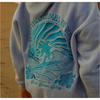European Coconut Embroidered Drop Shoulder Hoodie