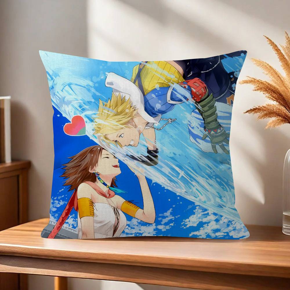 Decorative Room Aesthetics Pillow Case Home Decor Bedroom Sofa Bed Couch Pillow Cover x Game FFinal FFantasy X