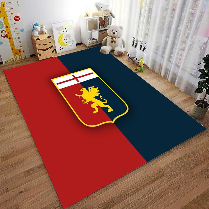 Luxury Carpet with Griffin Emblem Red and Blue Classic Design Suitable for use as an anti-slip for living room bedroom sofas