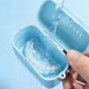 Reusable Denture Retainer Case Drainage Design False Teeth Holder Dental Braces Container  Home Use