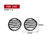 For Fiat 500 2012—2015 Carbon Fiber Car Accessories Auto Dashboard Trument Sides Air Vents Cover Trim Sticker Modification