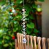 44mm Heart Love Wind Chime Window Outdoor Garden  Crystal Hanging Pendant Suncatcher Diamond Prisms Pendants Home Decoration