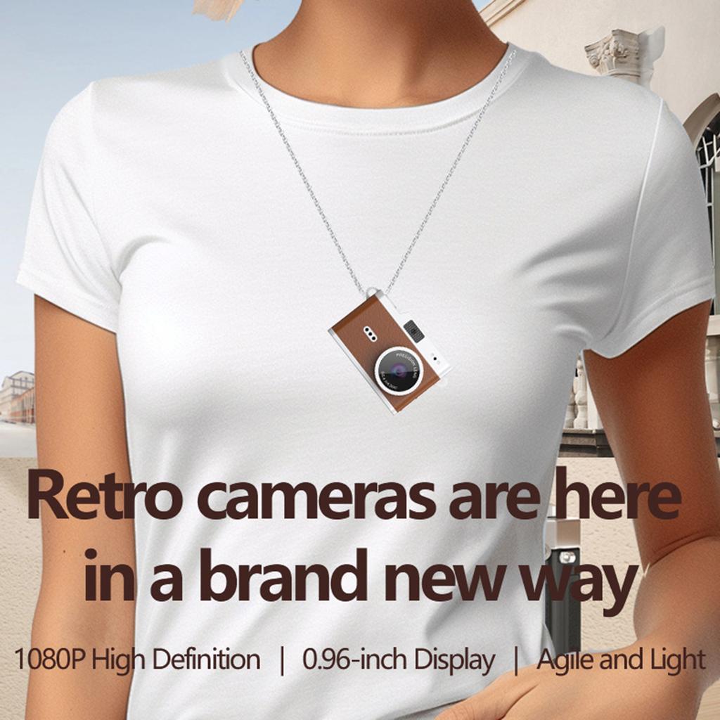 Classical Miniature Camera Simple Plugs and Play Operation Instantly Photo Video Capture Wireless Smartphone App Control