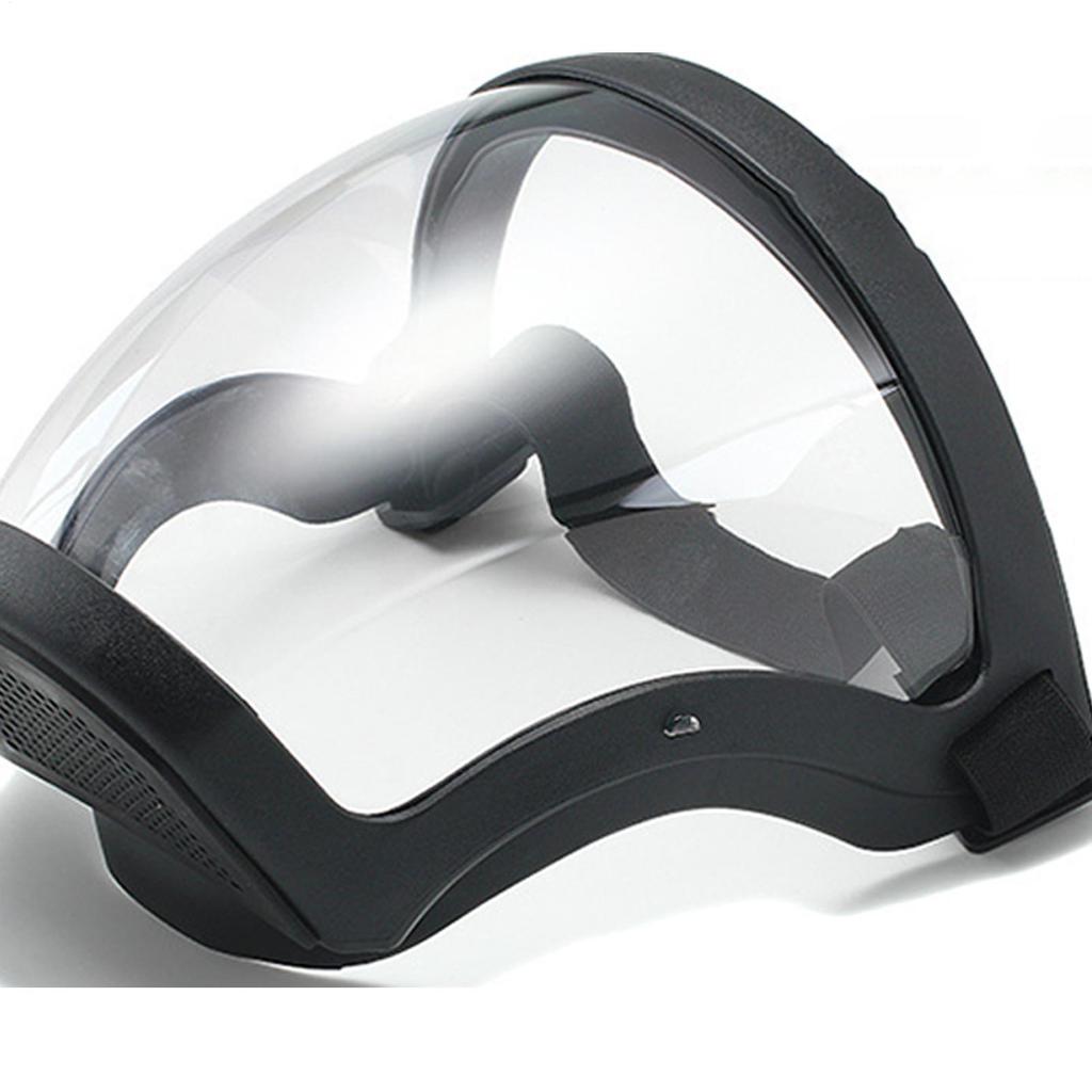 Beschlagschutz-Gesichtsschild Verstellbare Gesichtsabdeckung mit klarem Visier und Anti-Beschlag-Design Vollgesichts-Sicherheitsschutzausrüstung