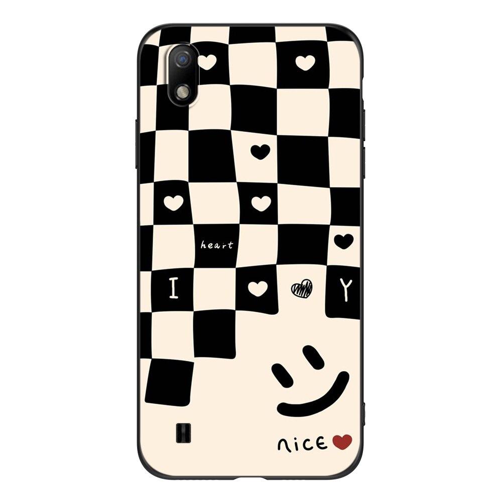 

Для ZTE Blade A7 2019 задняя крышка телефона черный чехол из ТПУ милый забавный ZTE Blade A7 2019