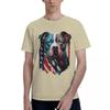 American Pitbull Terrier USA Flag Patriotic Dog 100 Cotton Casual Breathable Confortable Anime Designer Clothes Men Mens Gifts