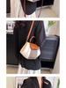 Color Block Handheld Bag for Women - Spring/Summer 2025: Versatile High-End Small Square Shoulder Bag with Niche Design.