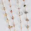 1meter Stone Chain Crystal Irregular Glass Stone Beads Chains Necklace Bracelet Components For DIY Jewelry Making Findings
