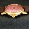 VINTAGE HMT SONA HAND-WINDING INDIAN MENS PINK COLOR DIAL WATCH A702085-5 R208-a702085