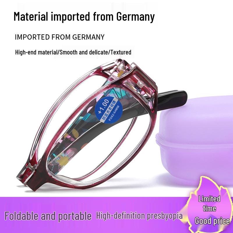 Ultralight Folding Anti-Blue Light Reading Glasses for Women