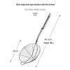 Large 304 Stainless Steel Skimmer for Dumplings, Hot Pot, Noodles, and Oil Frying.