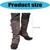 Medieval Gaiters Leg Covers Knight Boot Covers Sterevunk Leg Guards Warriour Knight Cosplay Costume Accessories Gifts