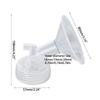 Portable Flange Valves Tube Bottle Backflow Protector 18/19/20mm Breast Pump Part Breast Pump Funnel Connector Durable