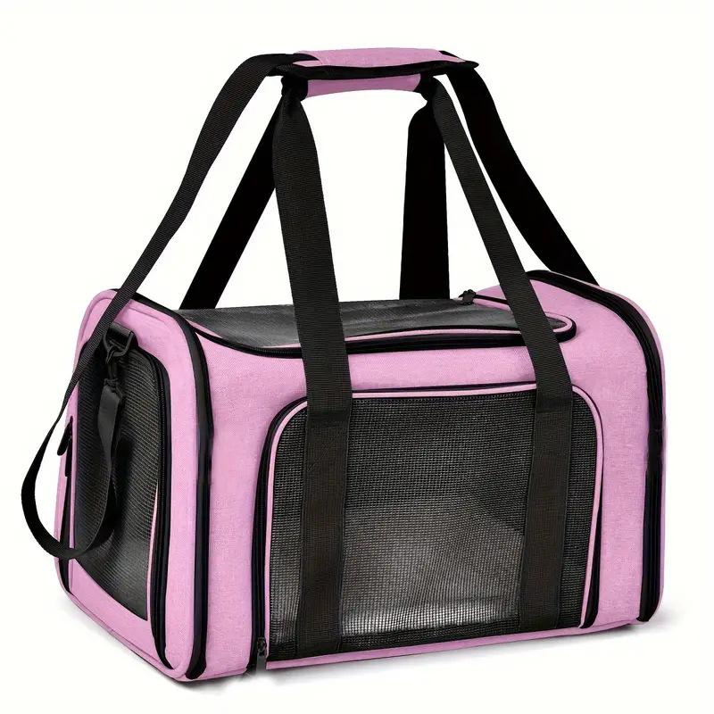 Portable Foldable Pet Backpack: Breathable Cat & Small Dog Carrier