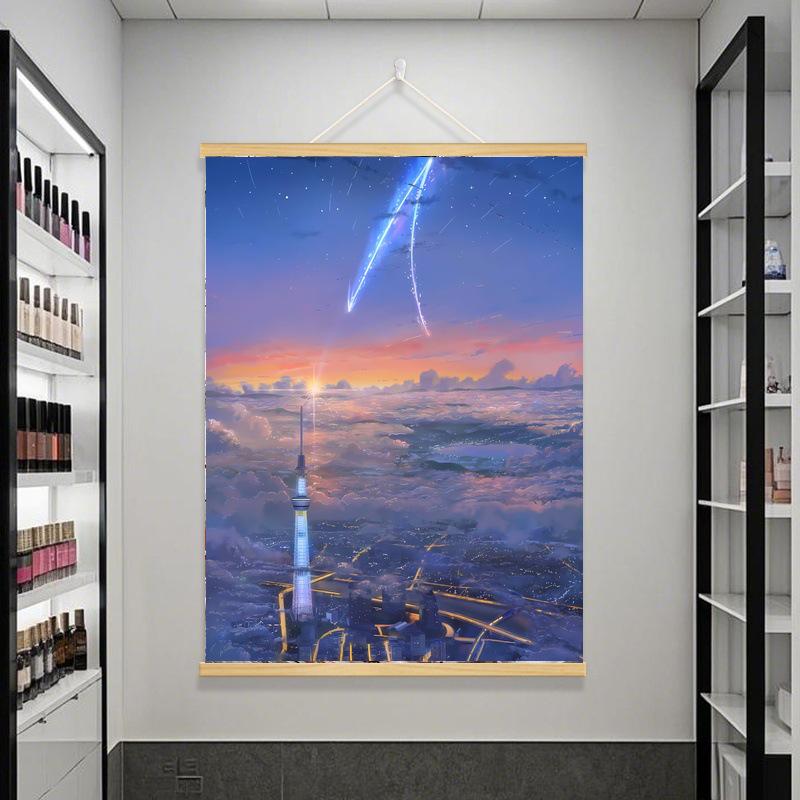 Your Name Anime Beautiful Girl Healing Poster - Bedroom Dorm Decor HD Wall Sticker
