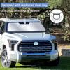 Windshield Sun Shade For Toyota Tundra Accessories   2024 2025 2026, Foldable Front Sun Visor, 22 23 24 25 26 Tundra SR,SR5,Limited,Platinum,TRD