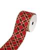5/10 Jardas 63MM Nova Fita de Laço de Natal Decoração de Árvore de Natal Fita com Borda de Arame Veludo Fitas para Costura DIY Decorações