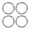 20Pcs Spring O Rings 1.61in Diameter 0.2in Thick Strong Copper Compact Spring Buckles for Keychain Necklace Jewelry  