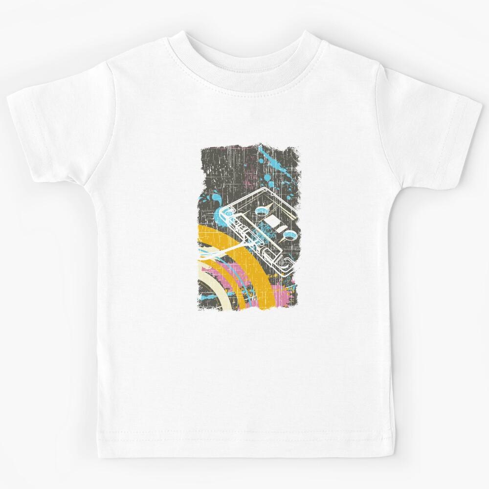 Vintage Grunge Retro Mixtape Cassette Tape 80s Gift Kids T-Shirt 150
