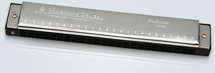 C chromatic Suzuki chromatic harmonica 24-hole harmonica, high-quality