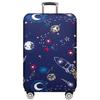 Luggage Case Thin Protective Cover Cartoon Pattern Trolley Travel Leather Box