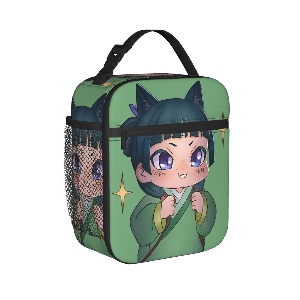 Maomao Les Carnets de l'Apothicaire Sacs à Lunch Thermiques Isolés pour le Voyage Sac Contenant Alimentaire Portable Boîtes à Lunch Thermiques Refroidissantes