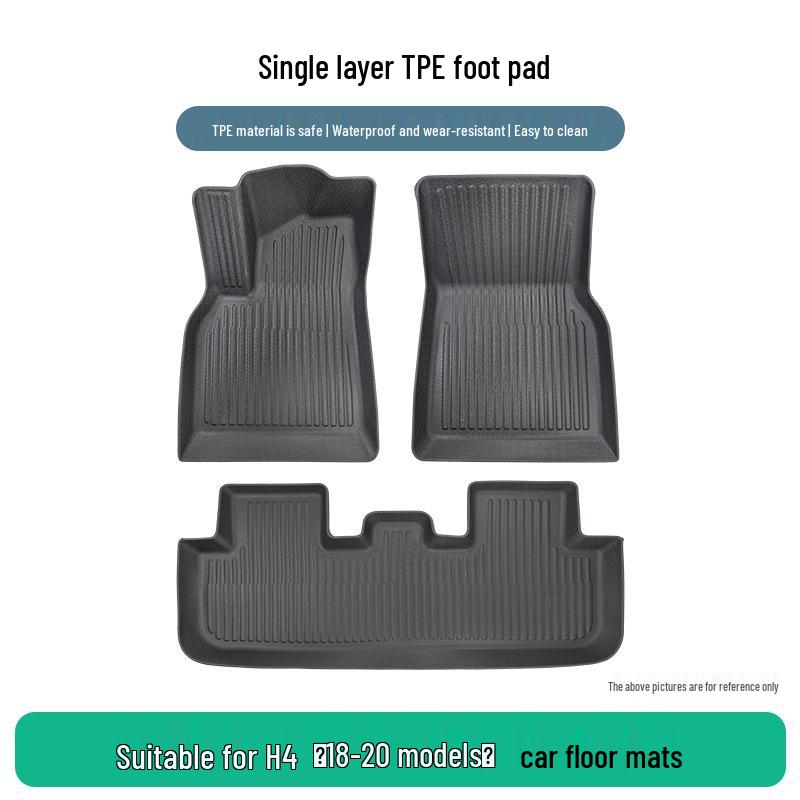 Custom Floor Mats for Great Wall H4 18-20 Models - TPE Material, Various Styles