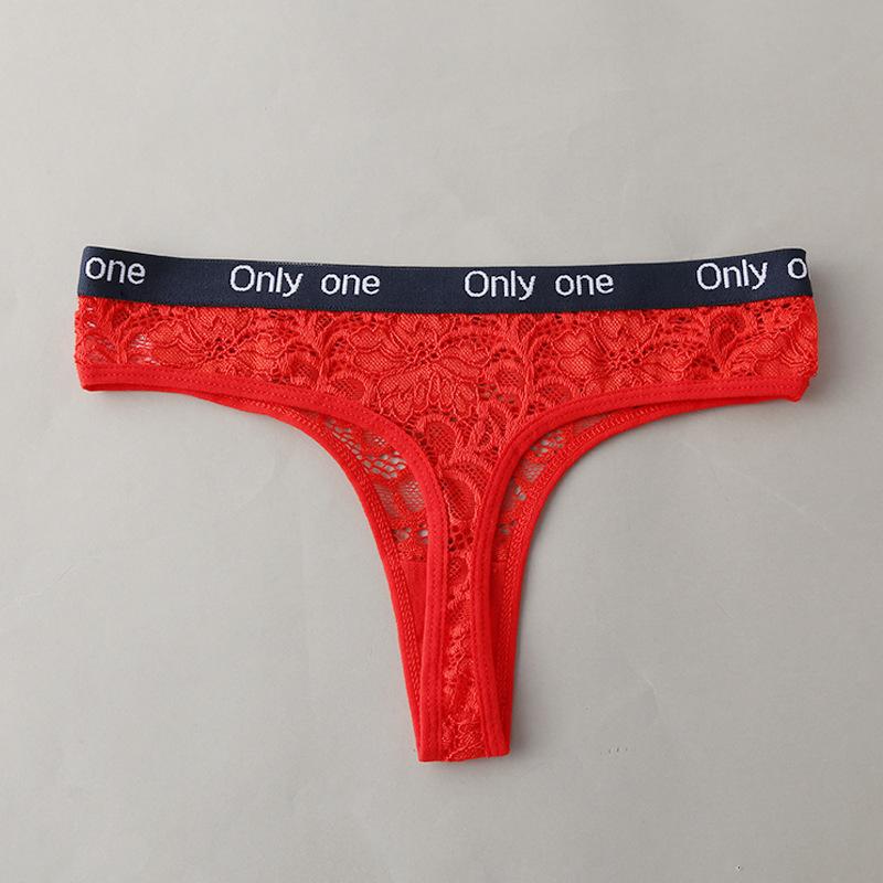 Damsunderkläder sexiga sport fitness bokstav bred midja låg midja Trosor dam sömlösa triangelbyxor stringtrosa Trosor