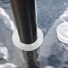 2x Patio Garden Table Parasol Umbrella Plastic Hole Ring Cap For 2 Inch Hole