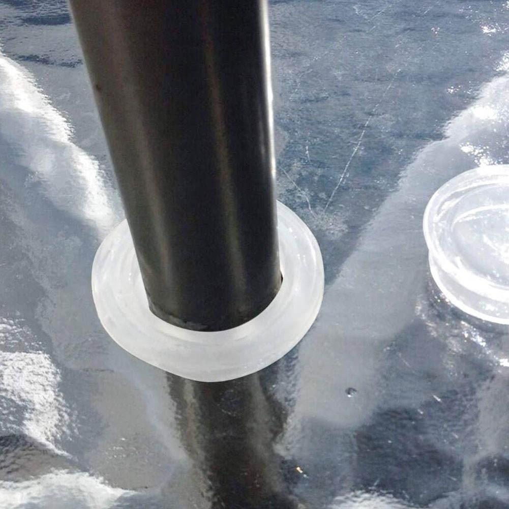 2x Patio Garden Table Parasol Umbrella Plastic Hole Ring Cap For 2 Inch Hole