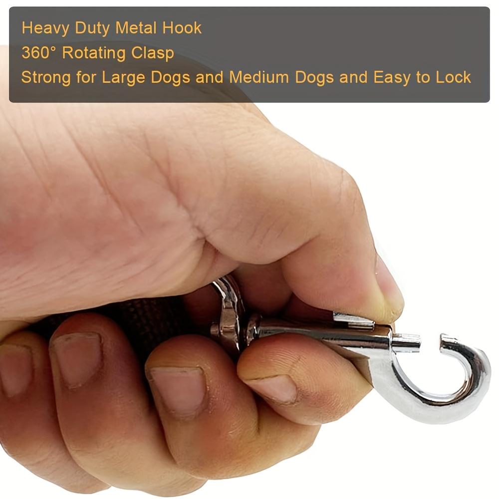 Long Dog Leash Free Range Nylon Training Lead Pet Puppy Handles, for Yards 20ft with Stake Medium and Large Dog with handle