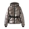 Women's autumn and winter new multi-color ski series tunic hooded cotton jacket