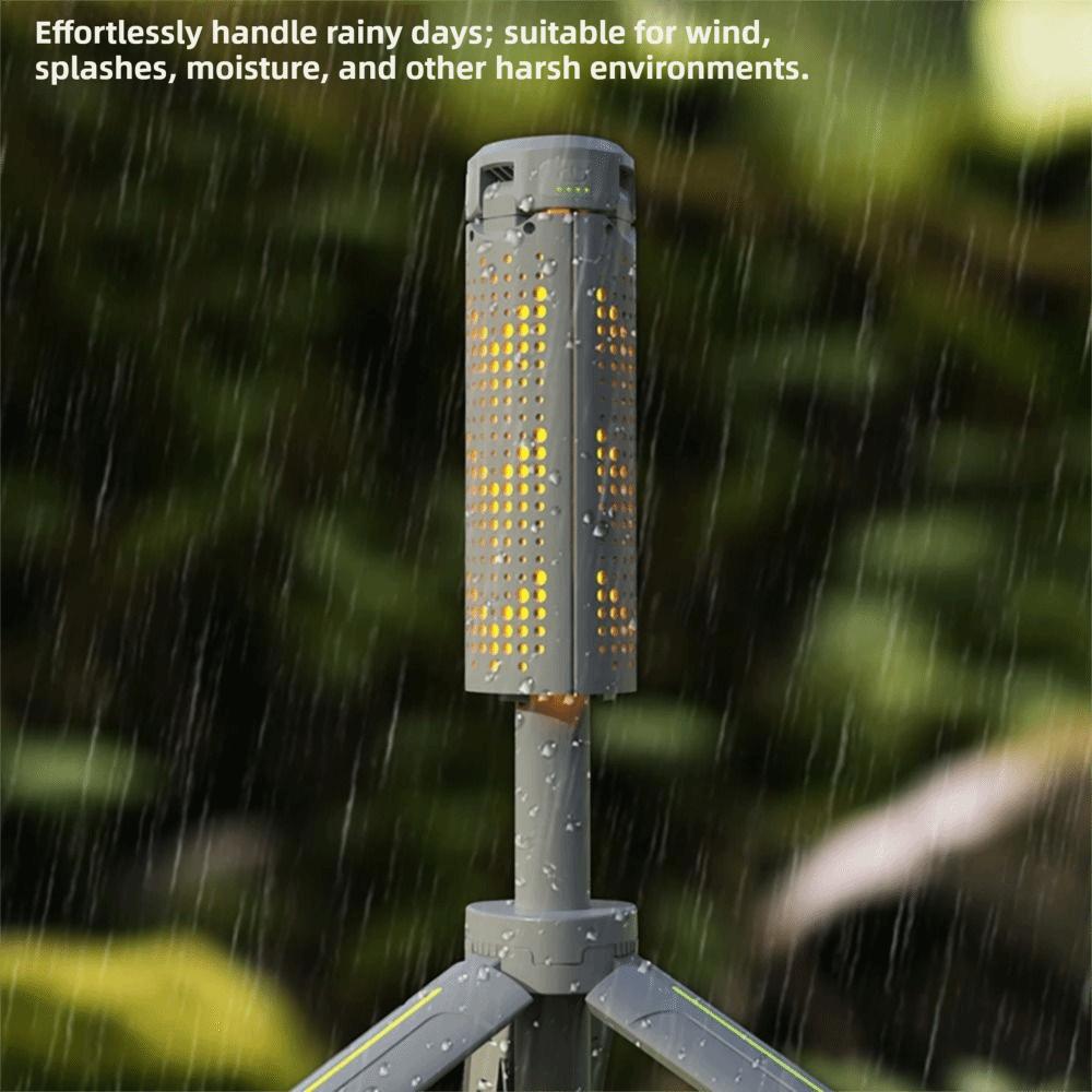LED Light Source Folding Camping Light Stepless Dimming Built-in Power Bank Lamp  Fishing Trips