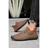 Men's Casual Leather Shoes,Ankle Boots Lightweight Loafers,Mid Top Walking Driving Shoes