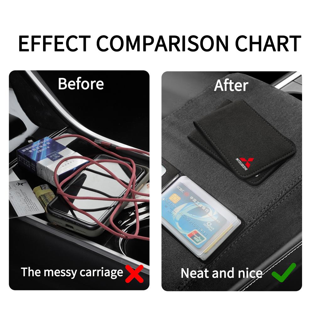 bljm6 Car Wallet Driver License Cover Passport ID Card Package Auto Badge Accessorie For Mitsubishi Ralliart Outlander Lancera EX Asx