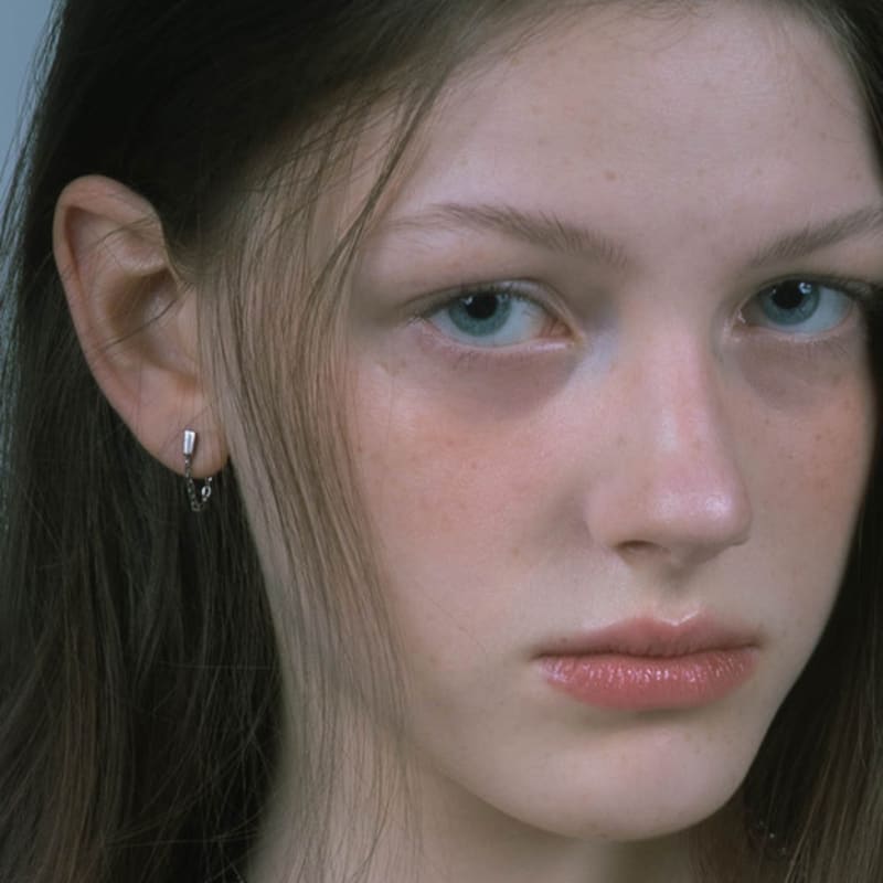 pearlymore daily chain drop earrings_PM25E002SS