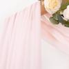 1Pc Wedding Chiffon Yarn Forest Lawn Outdoor Arch Decoration Drape