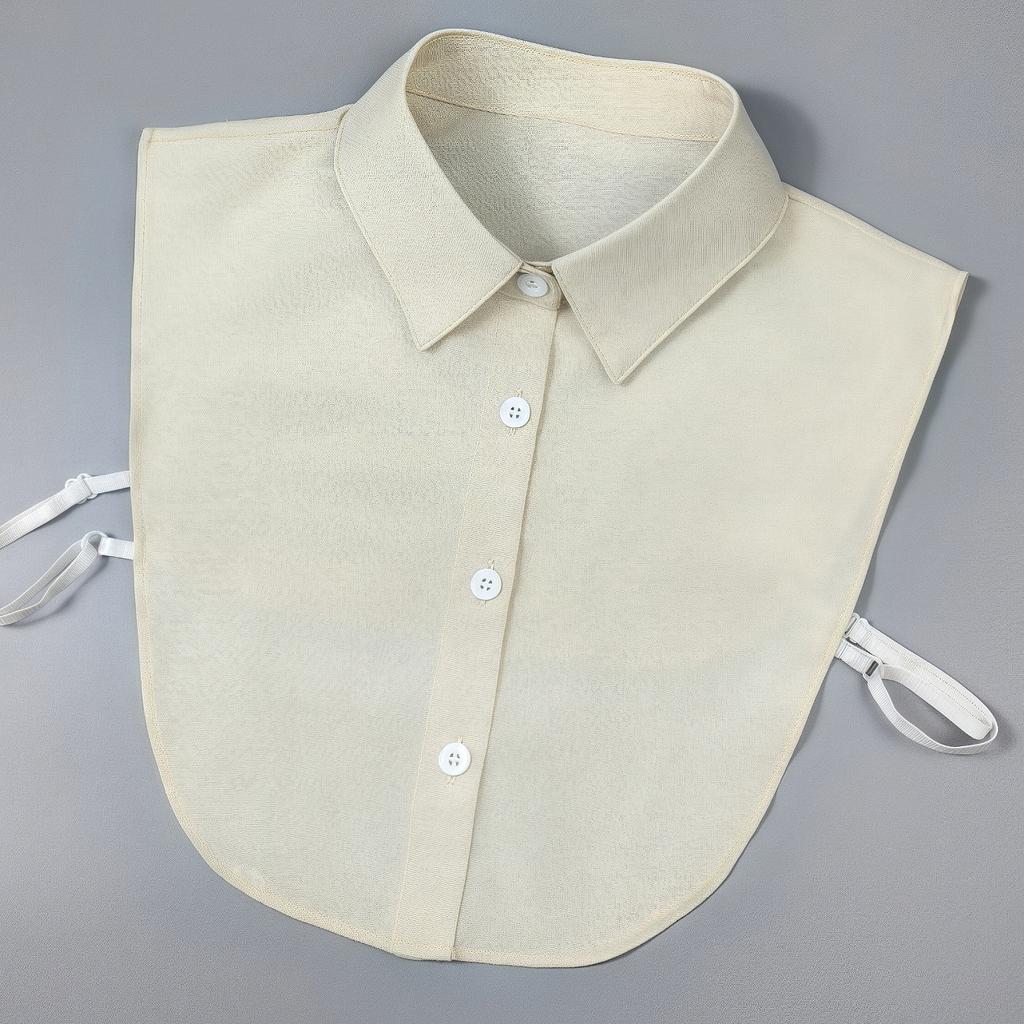 One  Blend False Collar Made of Oxford Fabric, Comfortable and Breathable, Practical, Versatile for Ladies, Available In M