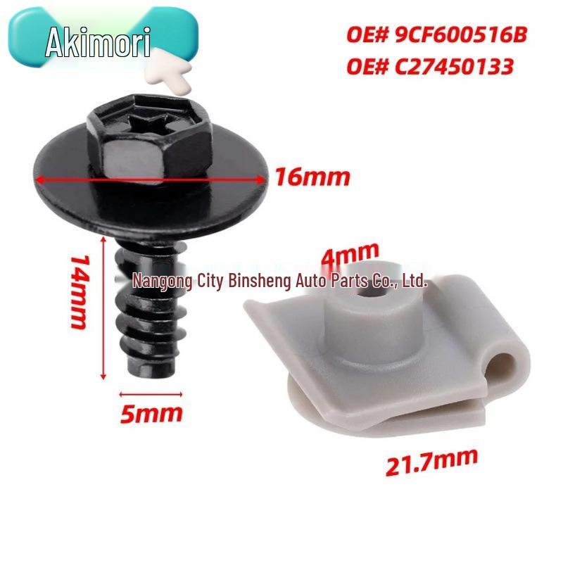 Mazda Front Bumper Nut & Screw Kit for Mazda 2, 3, 5, 6, CX-3