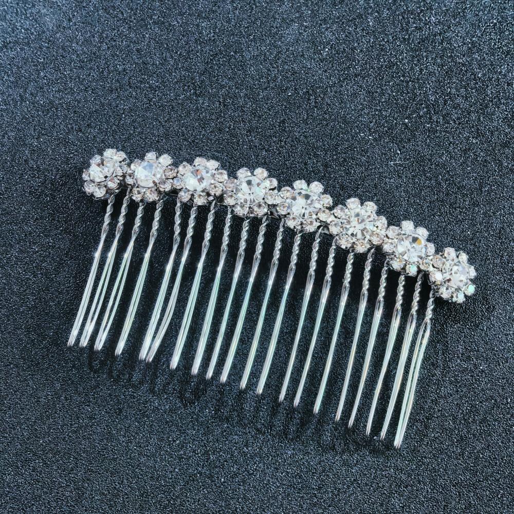 

Luxury Crystal Starburst Hair Combs Clips Bride Star Hair Clip Pins Weeding Bridal Prom Hair Accessories Bridesmaid Decoration