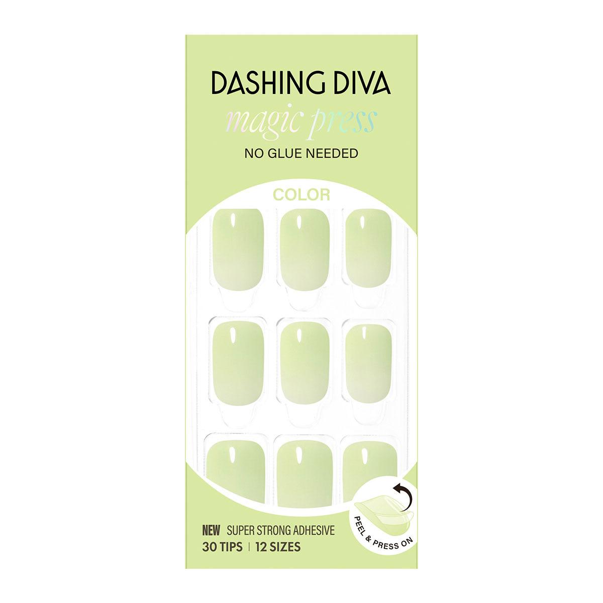 

DASHING DIVA Magic Press Color Nail/Pedi 19 types Joy Green