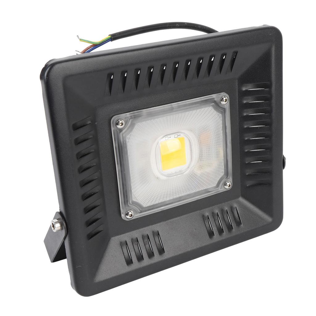 50W LED Flood Light IP65 Rain Proof Hardwired 5000LM Super Bright Floodlight with Adjustable Metal