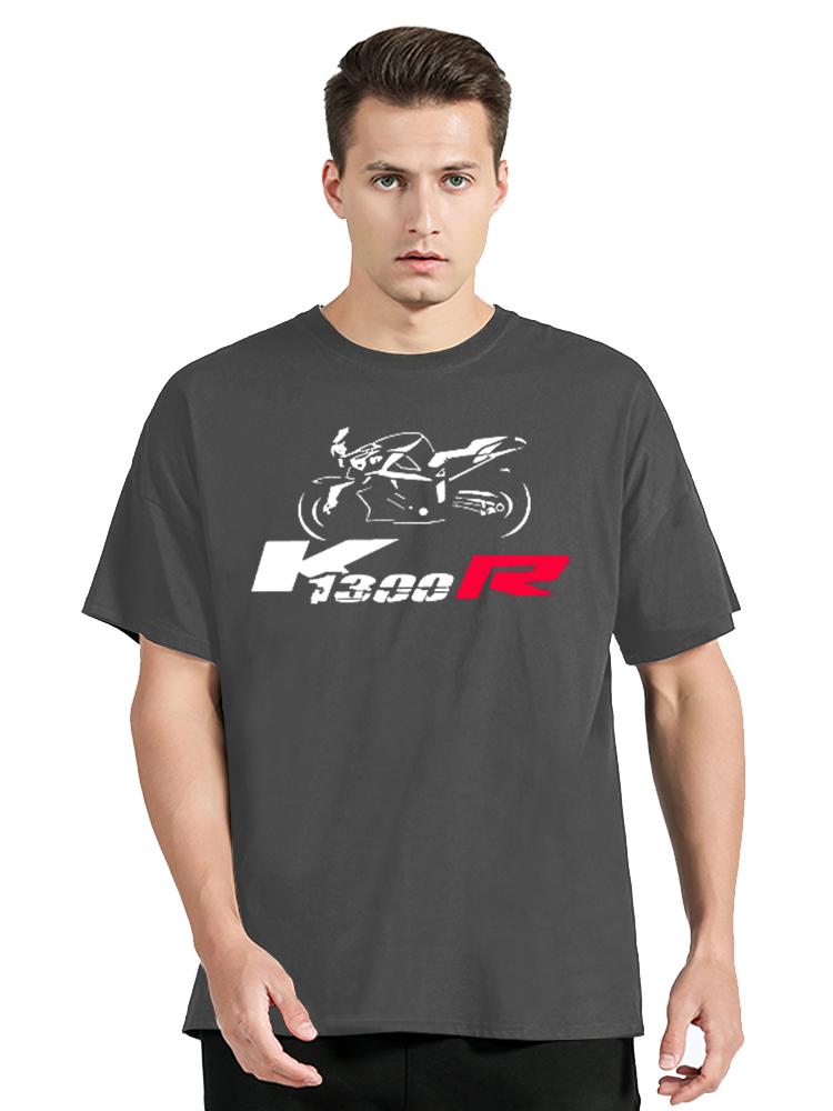 Deutschland Motorrad K1300r T-Shirts K 1300 R Shirt Unisex Tops Baumwolle Fitness Übergroßes T-Shirt Streetwear Grafik T-Shirt