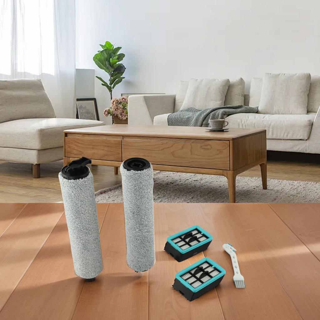 1 Set Replacement Brushes Filters Parts For Bissell For CrossWave 3831 HF2 3845 Home Cleaning Accessories